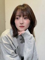 ロンド メリー 大宮(Lond merry)&nbsp;大人ガーリー/ミニボブレイヤー/ミディアムレイヤーカット/大宮