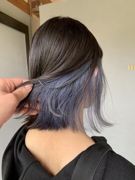 プラスイズム(PLUSISM) ブルーグレージュインナーカラー