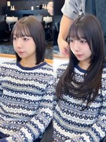 ラピステン 福岡天神 大名店(Lapis)&nbsp;エクステ/レイヤーカット/バタフライカット/ブラウン/髪質改善