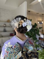 リグ ヘアアンドデザイン(LiG hair&design)&nbsp;シニヨンスタイル