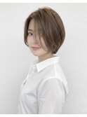 大人上品ショートボブ