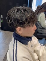 スタイルメンズ 藤沢(STYLE MEN)&nbsp;STYLE MENメンズカットハイライトカラー40%シャドウパーマ藤沢