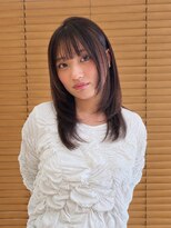 オーガニックエコ 川越(organic+eco)&nbsp;20代30代秋ミディアムレイヤー/イルミナカラーチョコブラウン
