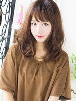 ヘア ジュレ ドゥ(hair jurer deux) 【ヘアジュレドゥ 古居】 大人可愛くエアリー女子セミディ