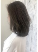 大人なハイライト × グレージュ