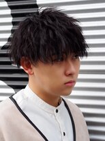 サン(3)&nbsp;黒髪　ツイストスパイラル　ツイスパ　ツイスト　マッシュ　1