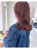 ザワン(the one .) 【the one.】ピンクベージュのハイライトカラー　-HIROMI-