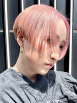 ピークアブー 原宿ハラカド(PEEK-A-BOO) センターパート ハイトーンショート PEEKABOO 原宿 表参道