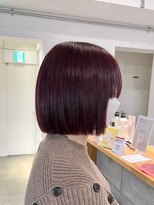 マカロニコースト(macaroni coast)&nbsp;赤髪ミニボブ