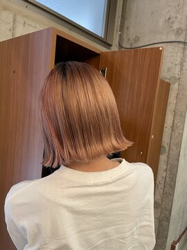 ノイ(noii) 切りっぱなしボブ×ハイトーン