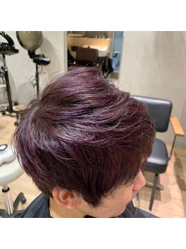 ビアンコ カーロ 二子新地店(Bianco caro) バイオレットカラー/メンズカラー/ハイトーンカラー