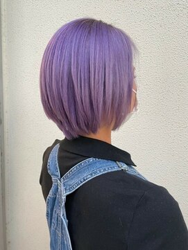 ハーバーズ バイ エムスラッシュ 鎌倉由比ヶ浜(Harbors by M.SLASH) ■HARBORS鎌倉/ロイヤルパープル/小顔/前下がりショート62-1