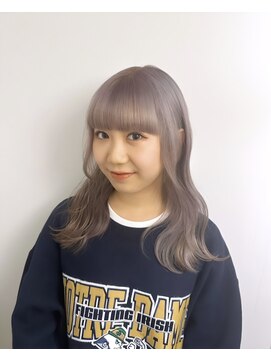 シェノン バイ アランスミシー 表参道(CHAINON by Alan smithee) 前髪カタログ/マチルダボブ/ピンクベージュ/丸型