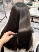 美髪矯正×ダークチョコカラー［町田/町田駅/町田駅前店]