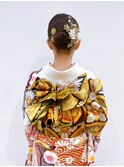 成人式ヘアセット着付け