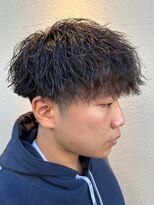 メンズココ 清澄白河店(MENS COCO)&nbsp;ツイストスパイラルパーマメンズパーマ波巻きパーマツーブロック