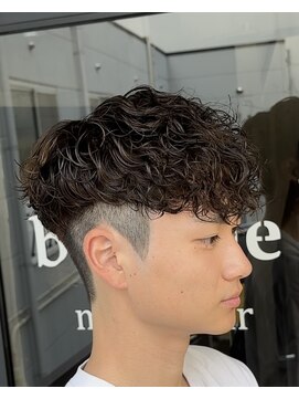 ビカムメンズヘアー 栄店(become men's hair) スペインカールスパイラルパーマ海外風ブリーチパーマ