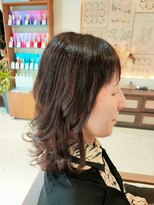 ヘアリゾート粋 ティガ 池袋店(tiga) ウルフパーマ/ミディアムレイヤー