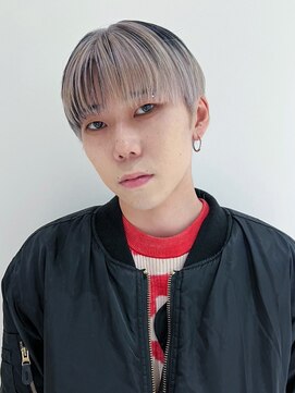 アルバム 渋谷パルコ(ALBUM) 韓国マッシュスパイキーショートブルーブラック_ba540771