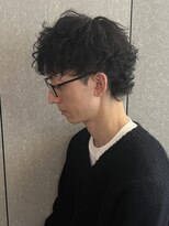 ニアウ 太田店(Niau)&nbsp;メンズナチュラルマッシュウルフ無造作パーマシャドウパーマ