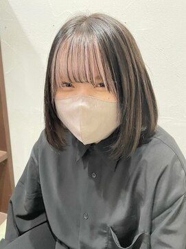 カーム(calm) 黒髪/クラゲヘアー/オリーブグレー/小顔/ココアベージュ/鹿島田