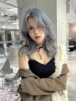 ジェム(GEM) 【GEM/kanae】色落ちも綺麗なブルーシルバー◎