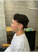 20代30代40代◎波巻きツイストスパイラルパーマツーブロック
