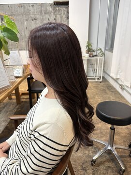 【江幡担当】大人かわいいピンクブラウン