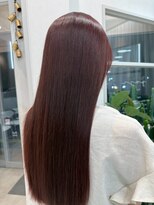 ポジ(poji)&nbsp;ニュアンスパーマ　髪質改善カラー　顔まわり　レイヤー　艶髪