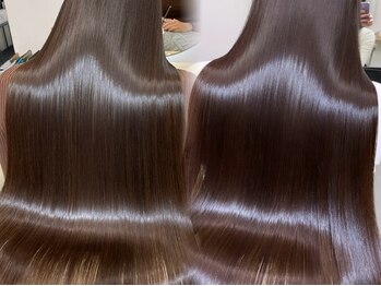 ロシェ 横浜店(loche)の写真/新感覚！こだわりの高濃度水素ULTOWA髪質改善トリートメントで髪の水分量をたっぷり補給[横浜]