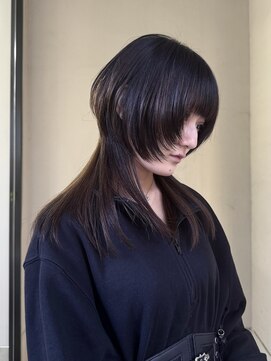 ゴートゥデイ 福岡大名Bellus店(GO TODAY) ショートウルフ/ロングウルフハッシュカット/ウルフカット