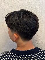 ヒロギンザバーバーショップ 神楽坂店(HIRO GINZA BARBER SHOP)&nbsp;ニュアンスパーマセンターパート