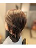 カラーカット+オイリースキン対応のアロマヘッドスパ15分