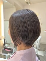 ラルーナアレックス 明石店(la luna alex)&nbsp;大人女性に！水素カラーで魅せる【骨格補正コンパクトショート】