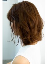 アコロン(acoron)&nbsp;小顔カット＿くびれセミディ＿アッシュカラー ＿新宿