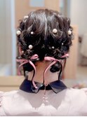 ツインひつじヘア ～イベント用ヘアアレンジ～