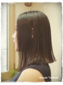 ◆シンプルなミディアムレングスBOB◆