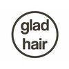 グラッドヘアー(glad hair)のお店ロゴ