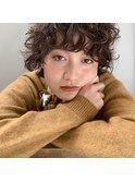 くしゃっと外国人風パーマ