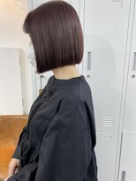 イコ 表参道原宿(ico)&nbsp;ラベンダー イルミナカラー  LAケラチントリートメント ボブ