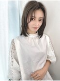 Saphir☆大人かわいい肩下ミディアースカラー「似合わせカット」