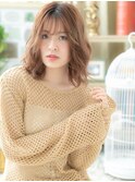 韓国風ハイライトゆるふわシースルーバングa戸頭20代30代40代