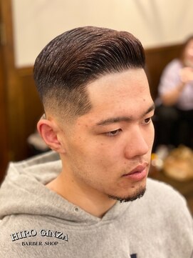 ヒロギンザ 横浜店(HIRO GINZA) 七三スキンフェード