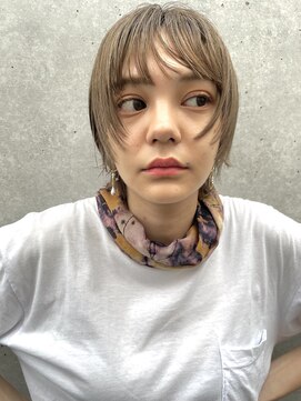 メゾンアミリ(Maison AmiLi) デザインカラー/オリーブベージュ/ウエットヘア【千葉／パーマ】