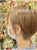 やわらかベージュ＆ショートボブ♪