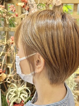 リミックス 南国店(remix) やわらかベージュ&ショートボブ♪