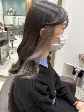 アッシュ 豊田店(Ash) 【担当:渡邊竜馬】髪質改善カラー×インナーカラー \21380