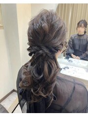 【ジュレベール 益田】ヘアセット