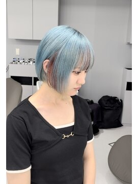 ペレ 渋谷(PELE) 黒髪/グレーベージュ/ハイトーン/ブリーチ/渋谷