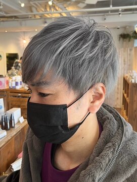 ミスト(mist) 〔mist〕シルバーアッシュ/ケアブリーチ/ダブルカラー/金沢文庫